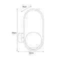 Kinkiet ścienny VENTA z dekoracyjnym szklanym kloszem K-5125 Kaja Lighting