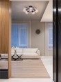 Lampa sufitowa FLORO czarna, szklane bursztynowe klosze Ø14 cm na E14 K-5127 Kaja Lighting