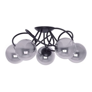 Sufitowa lampa dekoracyjna w kolorze grafitu z serii RUBI K-5117 Kaja Lighting