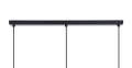 Lampa wisząca FALCON, czarne zwisy na listwie, druciane klosze na GU10 K-4931 Kaja Lighting
