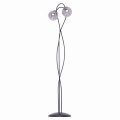 Lampa podłogowa na E14 grafitowa z dwoma kloszami RUBI K-5119 Kaja Lighting