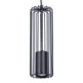 Lampa wisząca FALCON, czarne zwisy na listwie, druciane klosze na GU10 K-4931 Kaja Lighting