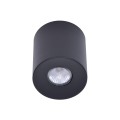 Spot w kształcie tuby do korytarza czarny z serii HORN K-5130 Kaja Lighting