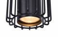 Lampa wisząca FALCON, czarne zwisy na listwie, druciane klosze na GU10 K-4931 Kaja Lighting