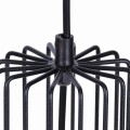 Lampa wisząca FALCON, czarne zwisy na listwie, druciane klosze na GU10 K-4931 Kaja Lighting
