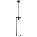 Lampa wisząca czarna z kwietnikiem z serii ESTERA K-4038 Kaja Lighting