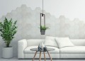 Lampa wisząca czarna z kwietnikiem z serii ESTERA K-4038 Kaja Lighting