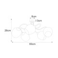 Lampa sufitowa BELLA matowe białe klosze, do salonu K-5186 Kaja Lighting