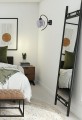 Lampa ścienna kinkiet SARA, grafitowy szklany klosz,  do salonu K-5197  Kaja Lighting