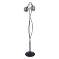 Lampa stojąca SARA czarna, 156 cm, grafitowe szklane klosze K-5198 Kaja Lighting