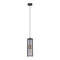Lampa wisząca GABI, druciany klosz, czarno-złota na E27 K-4935 Kaja Lighting