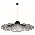 Lampa designerska druciana z szerokim kloszem z serii DOT KP-09 Kaja Lighting
