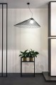 Żyrandol druciany PEAK nad stół, czarny z gwintem E27 do nowoczesnych wnętrz KP-10 Kaja Lighting