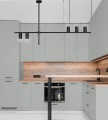 Lampa wisząca ROCCO, niebanalna nowoczesna konstrukcja nad blat, czarna gwint GU10 K-4755 Kaja Lighting