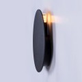 Okrągły kinkiet REGA czarny Ø20cm gwint G9 do industrialnego salonu K-4680 KAJA Lighting
