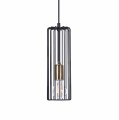 Kinkiet z ozdobnym kloszem czarno-złoty z serii GABIA K-4939 Kaja Lighting