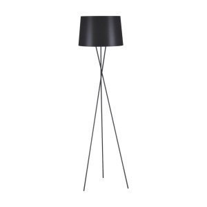 Lampa podłogowa REMI BLACK trójnóg w minimalistycznym wydaniu na E27 K-4353 Kaja Lighting