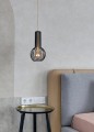 Lampa wisząca dekoracyjna do kuchni nad wyspę z serii ARVI BLACK K-4520 Kaja Lighting