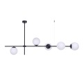 Lampa sufitowa VUELTA czarna, szklane klosze Ø16 cm, gwint E27 K-4735 Kaja Lighting