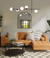 Lampa sufitowa VUELTA czarna, szklane klosze Ø16 cm, gwint E27 K-4735 Kaja Lighting