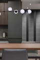 Lampa sufitowa VUELTA czarna, szklane klosze Ø16 cm, gwint E27 K-4735 Kaja Lighting