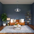 Lampa wisząca dekoracyjna do sypialni biała druciana z serii TIZI K-3407 BIAŁY Kaja Lighting