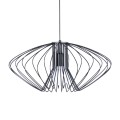 Lampa wisząca dekoracyjna do salonu czarna druciana z serii TIZI K-3407 CZARNY Kaja Lighting
