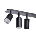 Lampa sufitowa ALBIO na rozecie reflektory na GU10 i zwisy z klasycznymi kloszami na E27 K-4138 Kaja Lighting
