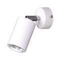 Klasyczny reflektorek ścienny KAYLA regulowany biały do holu K-4418 Kaja Lighting