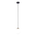 Lampa wisząca ISLA, szklany mleczny klosz kula Ø14 cm K-4910 Kaja Lighting
