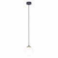 Lampa wisząca ISLA, szklany mleczny klosz kula Ø14 cm K-4910 Kaja Lighting