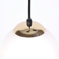 Lampa wisząca ISLA, szklany mleczny klosz kula Ø14 cm K-4910 Kaja Lighting