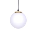 Lampa wisząca ISLA, szklany mleczny klosz kula Ø14 cm K-4910 Kaja Lighting