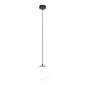 Lampa wisząca, zwis ISLA na E27 szklany klosz do salonu K-4911 Kaja Lighting