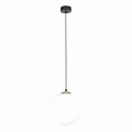 Lampa wisząca ISLA z białym szklanym kloszem o średnicy 30cm K-4912 Kaja Lighting