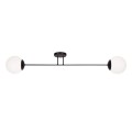 Lampa sufitowa SAVOY, szklane klosze kule na asymetrycznych ramionach K-4923 Kaja Lighting