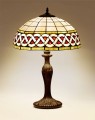 Lampka stołowa TIFANY do salonu z witrażowym kloszem na E27 K-G162208 Kaja Lighting