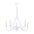 Lampa wisząca biała imitująca świecznik z serii BARTEZ II K-3996 Kaja Lighting