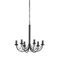 Żyrandol w kształcie świecznika PERSEO nad stół, czarny E14 K-3520 Kaja Lighting