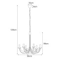 Żyrandol w kształcie świecznika PERSEO nad stół, czarny E14 K-3520 Kaja Lighting