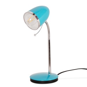 Lampka biurkowa KAJTEK, klasyczna w kolorze turkusowym na E27 K-MT-200 TURKUSOWY Kaja Lighting