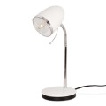 Tradycyjna lampka biurkowa KAJTEK dla ucznia, białą z regulowanym ramieniem K-MT-200 BIAŁY Kaja Lighting