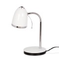 Tradycyjna lampka biurkowa KAJTEK dla ucznia, białą z regulowanym ramieniem K-MT-200 BIAŁY Kaja Lighting