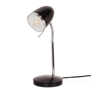 Lampka biurkowa regulowane ramię KAJTEK czarna na E27 K-MT-200 CZARNY Kaja Lighting