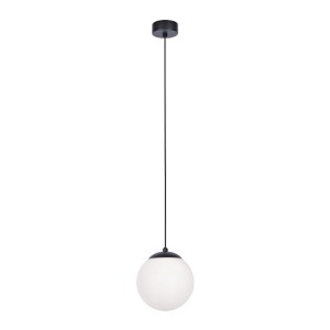 Lampa wisząca SAVOY szklany mleczny klosz Ø16 cm nad stół K-4921 Kaja Lighting