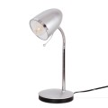 Lampa biurkowa KAJTEK srebrna z regulowanym elastycznym ramieniem na E27 K-MT-200 SREBRNY Kaja Lighting