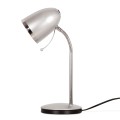 Lampa biurkowa KAJTEK srebrna z regulowanym elastycznym ramieniem na E27 K-MT-200 SREBRNY Kaja Lighting