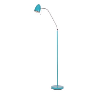 Regulowana lampa stojąca dekoracyjna turkusowa z serii KAJTEK I K-MT-201 TURKUSOWY Kaja Lighting