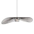 Żyrandol duży druciany czarny do eleganckiego biura z serii KAPELUSZ KP-21 Kaja Lighting