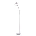 Lampa podłogowa KAJTEK I z regulowanym ramieniem E27 K-MT-201 SREBRNY Kaja Lighting
